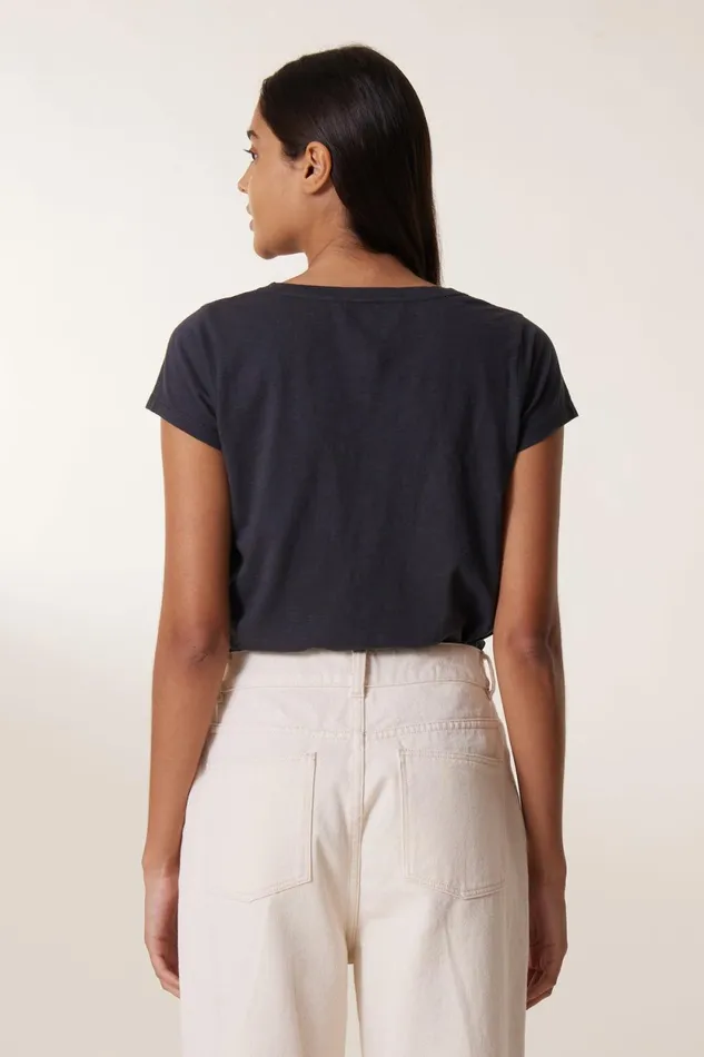 TShirts and Tops Women Leon and Harper Tonton Chain Tshirt Carbone