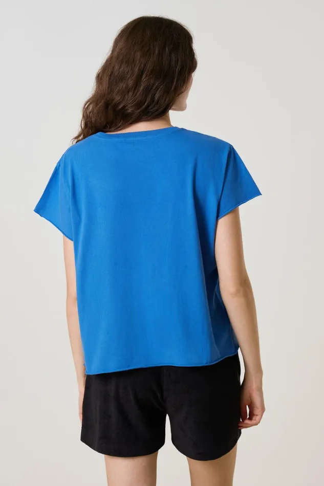 TShirts and Tops Women Leon and Harper Tulum Surf TShirt Marin