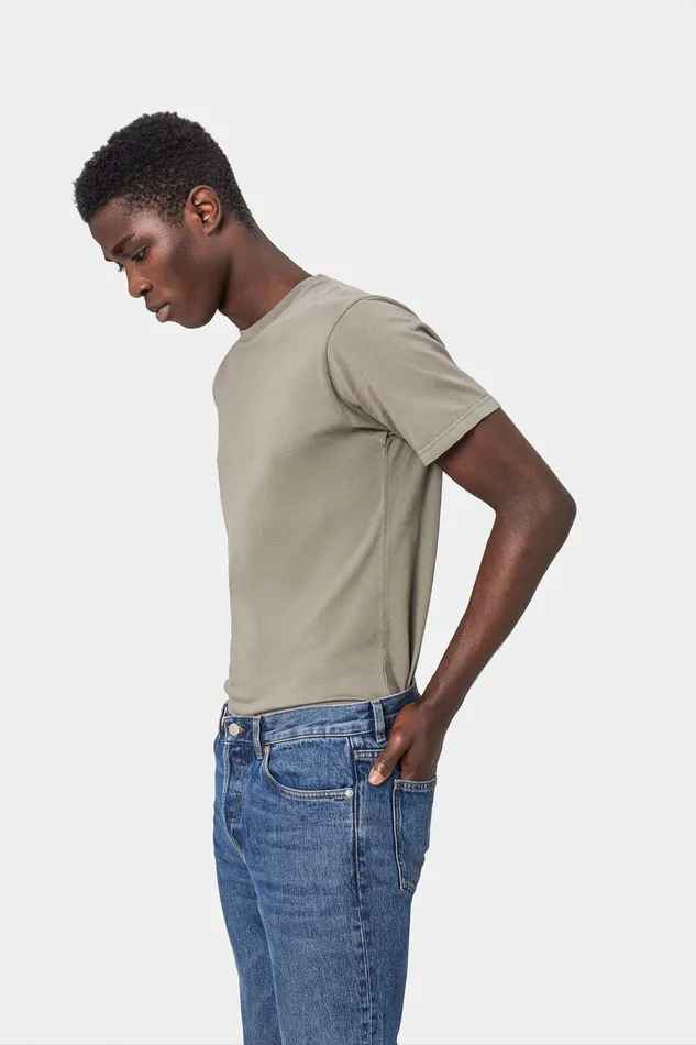 TShirts Classic Organic Tee 8211 Snow Melange 8211 Colorfulstandard Men
