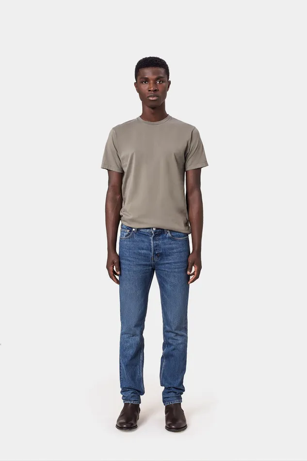 TShirts Classic Organic Tee 8211 Snow Melange 8211 Colorfulstandard Men