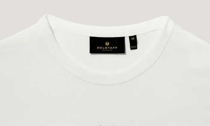 TShirts Men Belstaff Belstaff Signature TShirt White