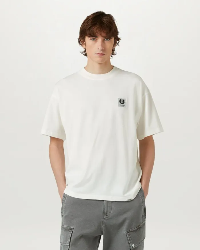 TShirts Men Belstaff Belstaff X Represent Patch TShirt White