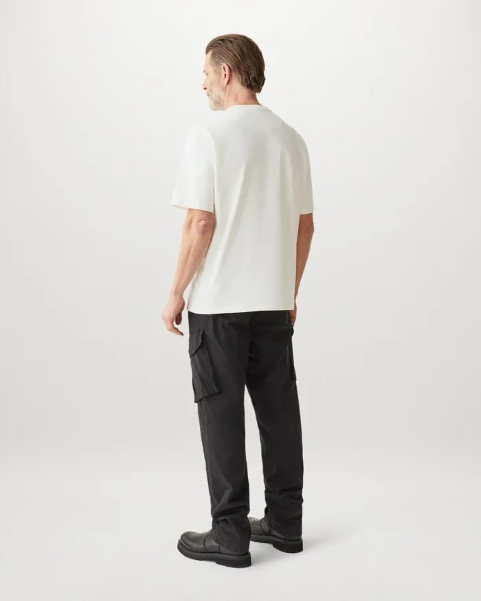 TShirts Men Belstaff Centenary Logo TShirt Chalk