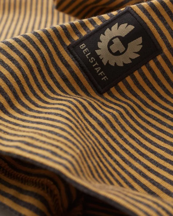 TShirts Men Belstaff Drum TShirt Glaze Yellow Charcoal Heather TShirts Men Belstaff Drum TShirt Glaze Yellow Charcoal Heather