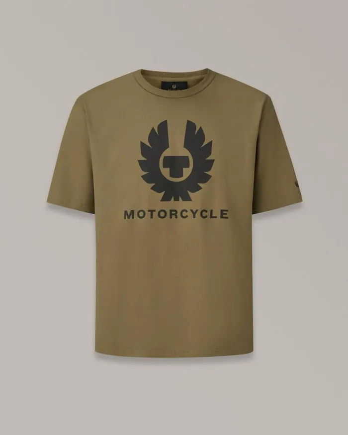 TShirts Men Belstaff Motorcycle Phoenix TShirt Belstaff Olive