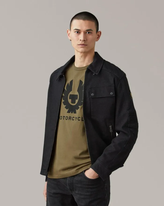 TShirts Men Belstaff Motorcycle Phoenix TShirt Belstaff Olive