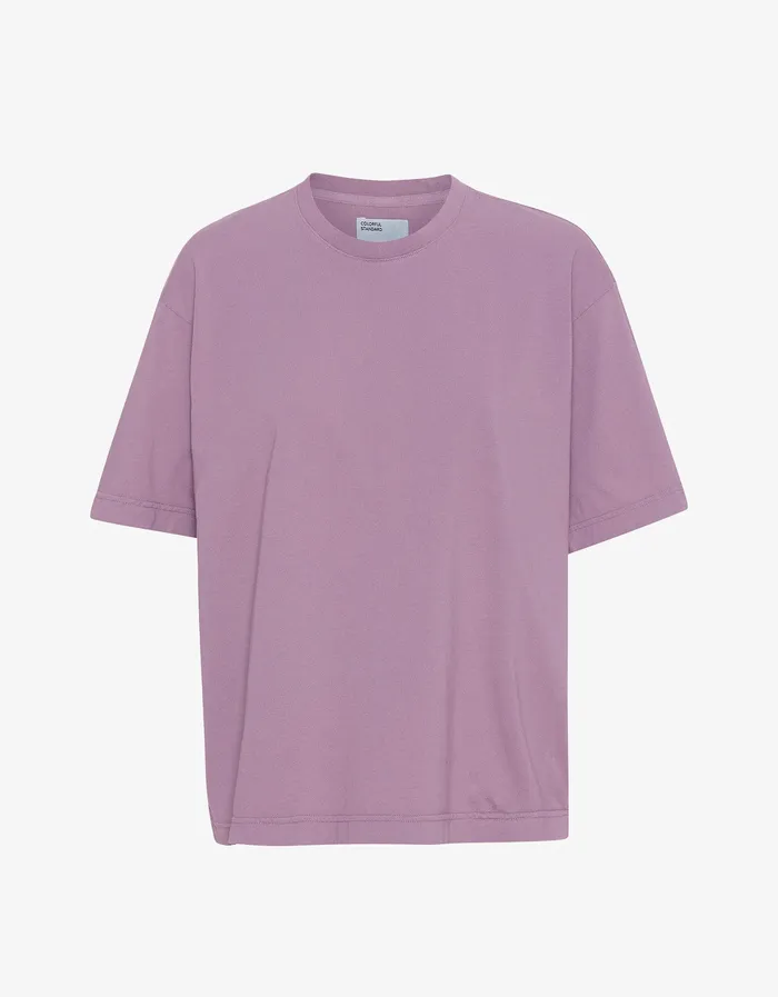 TShirts Women Colorfulstandard Oversized Organic TShirt 8211 Pearly Purple