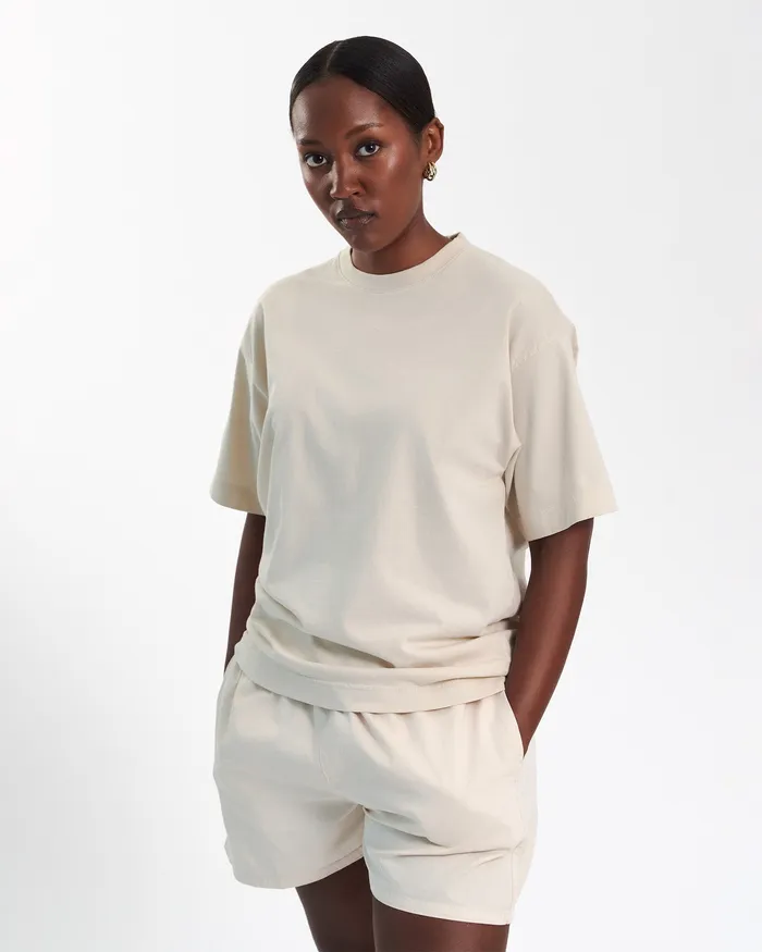 TShirts Women Colorfulstandard Oversized Organic TShirt 8211 Pearly Purple