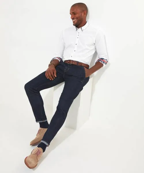 Tailoring Joebrowns Apparel Delightful Double Collar Shirt White