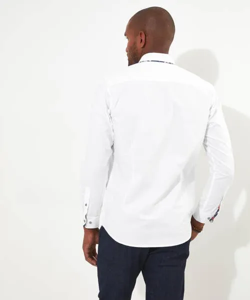 Tailoring Joebrowns Apparel Delightful Double Collar Shirt White