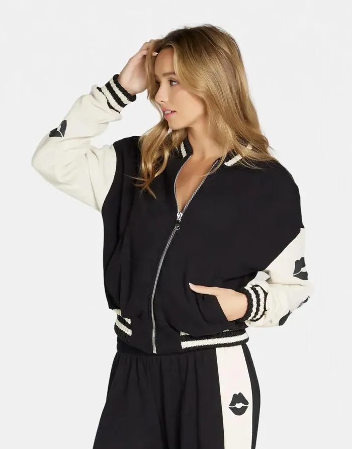 Taissa Mini Lips Blackbone Women039s Lauren Moshi Jackets