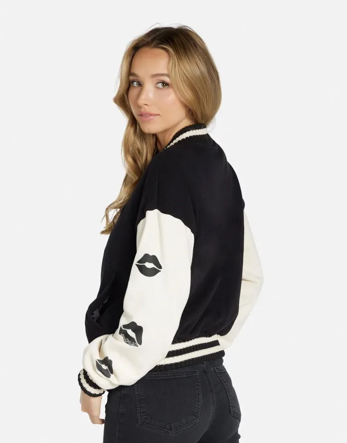 Taissa Mini Lips Blackbone Women039s Lauren Moshi Jackets