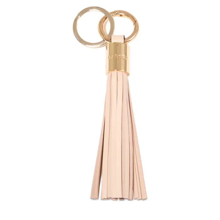 Tassel Keyring Pink Quartz Women Lancel Charms