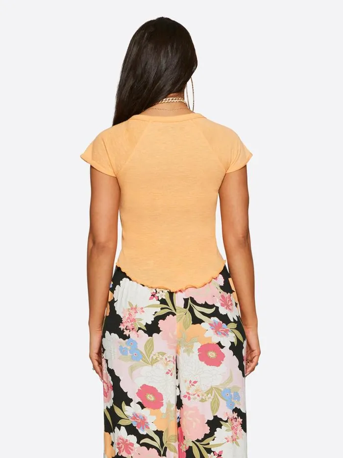 Tees Clothing Jessica Simpson Rivers Baby Tee In Mock Orange