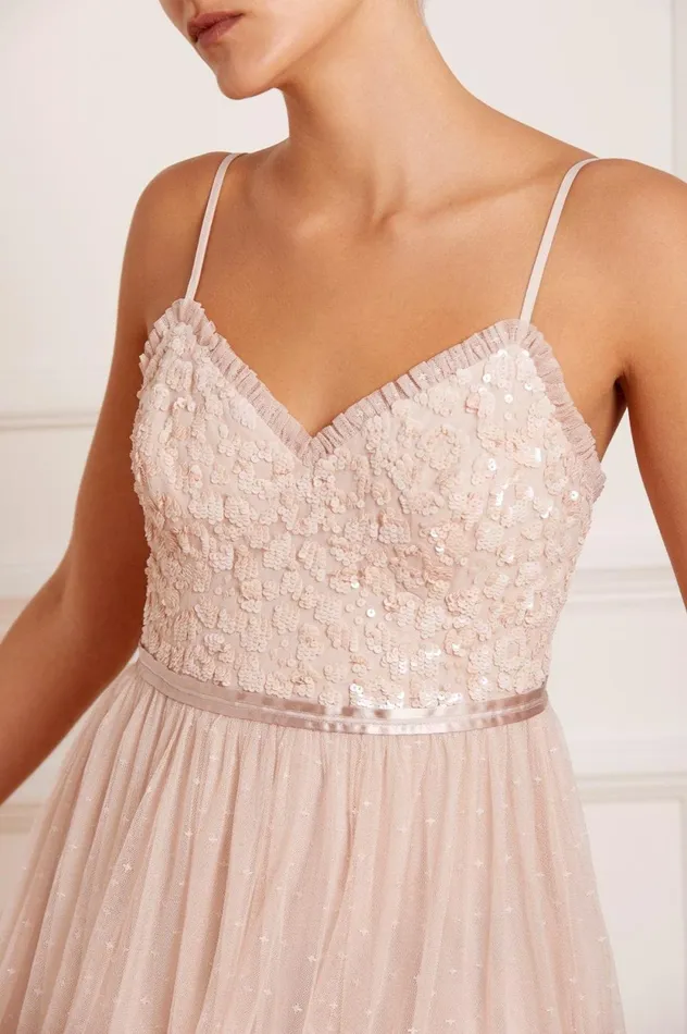 Tempest Bodice Cami Ballerina Dress Pink Women Needle and Thread Dresses