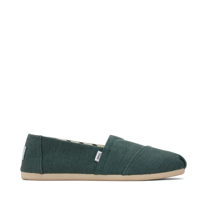 Toms Alpargatas Alpargata Bonsai Green Heritage Canvas 8211 Women