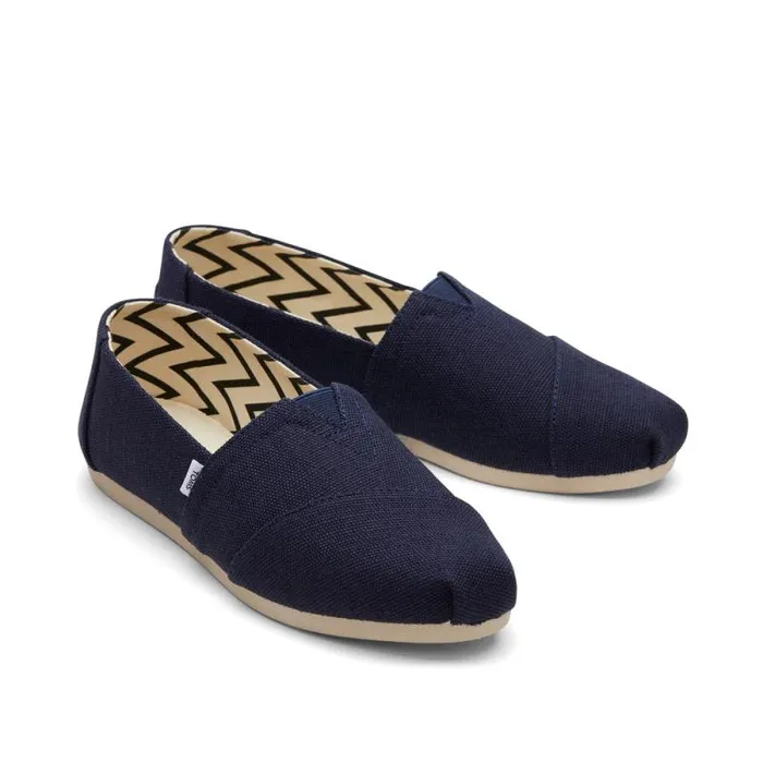 Toms Alpargatas Alpargata Navy Heritage Canvas 8211 Women Toms Alpargatas Alpargata Navy Heritage Canvas 8211 Women