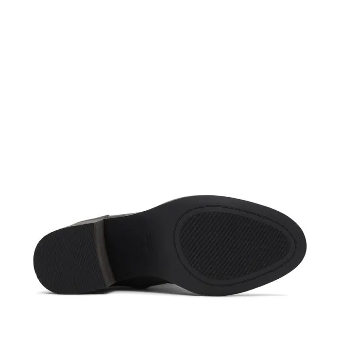 Toms Boots and Booties Evelyn Heeled Boot Leather Black 8211 Women Toms Boots and Booties Evelyn Heeled Boot Leather Black 8211 Women