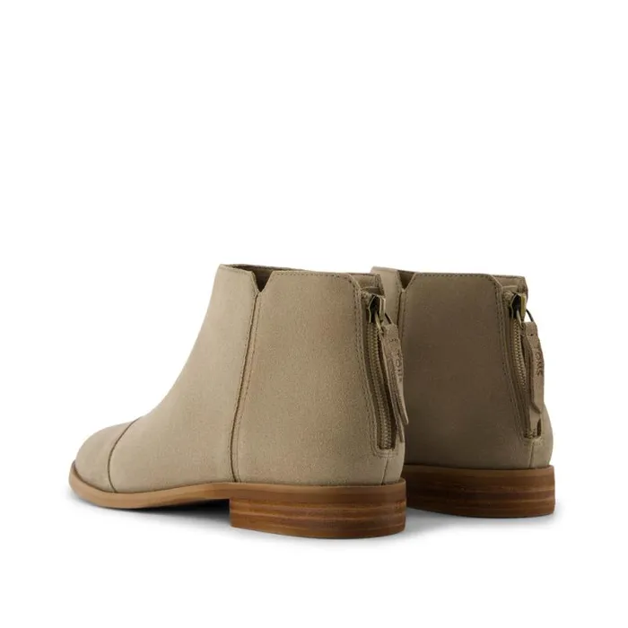 Toms Boots and Booties Rylie Ankle Bootie Natural Suede 8211 Women