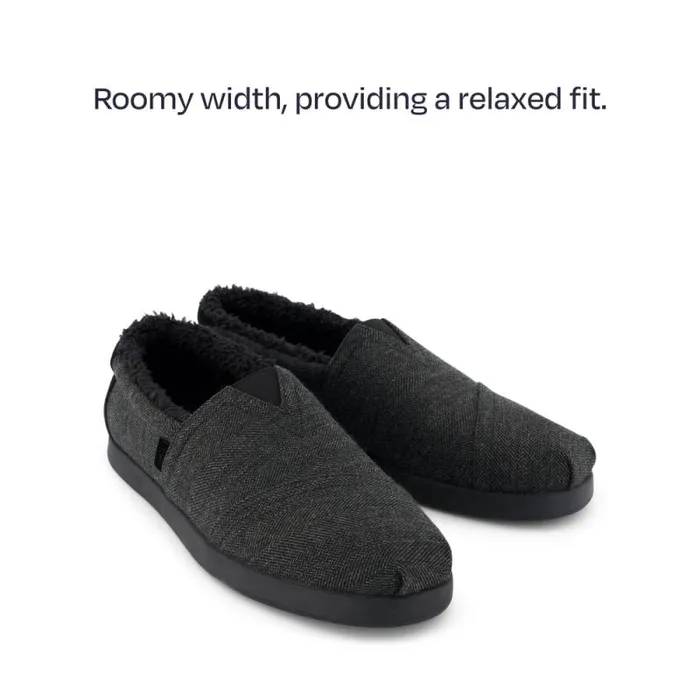 Toms Dress Casual Alp FWD Dark Grey Herringbone 8211 Men