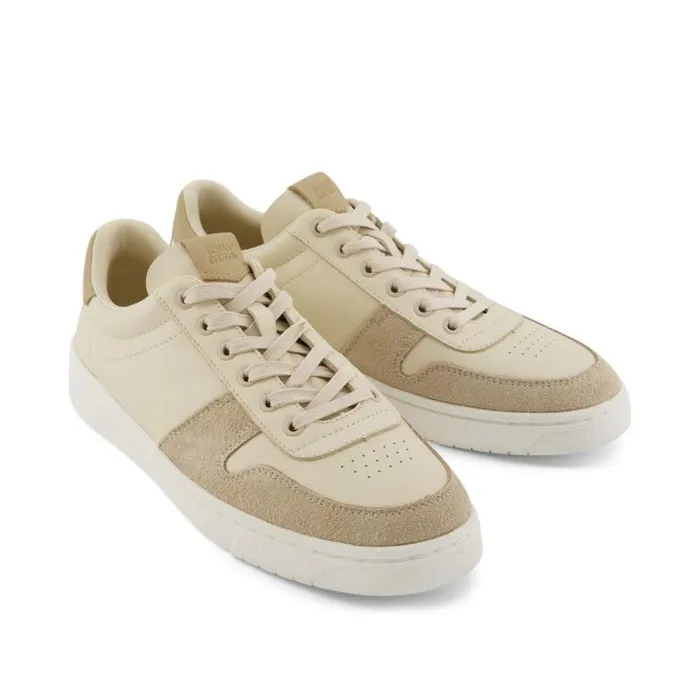 Toms Dress Casual TRVL LITE Court Sneaker Beige Leather 8211 Men Toms Dress Casual TRVL LITE Court Sneaker Beige Leather 8211 Men