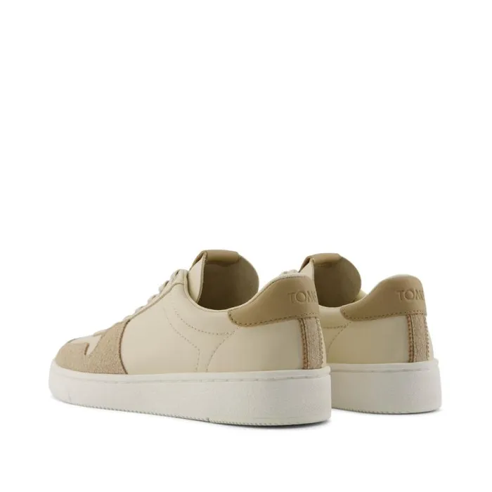 Toms Dress Casual TRVL LITE Court Sneaker Beige Leather 8211 Men Toms Dress Casual TRVL LITE Court Sneaker Beige Leather 8211 Men