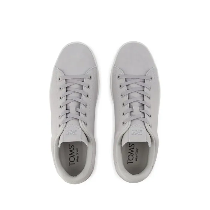 Toms Dress Casual TRVL LITE LaceUp Sneaker Light Gray Leather 8211 Men
