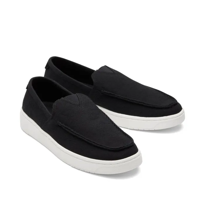 Toms Dress Casual TRVL LITE Loafer Recycled Cotton Black 8211 Men Toms Dress Casual TRVL LITE Loafer Recycled Cotton Black 8211 Men