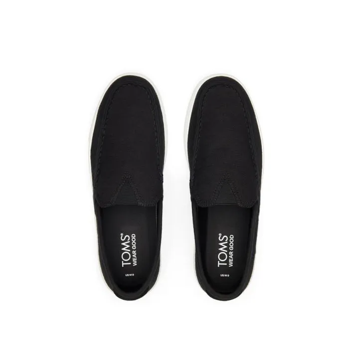 Toms Dress Casual TRVL LITE Loafer Recycled Cotton Black 8211 Men Toms Dress Casual TRVL LITE Loafer Recycled Cotton Black 8211 Men