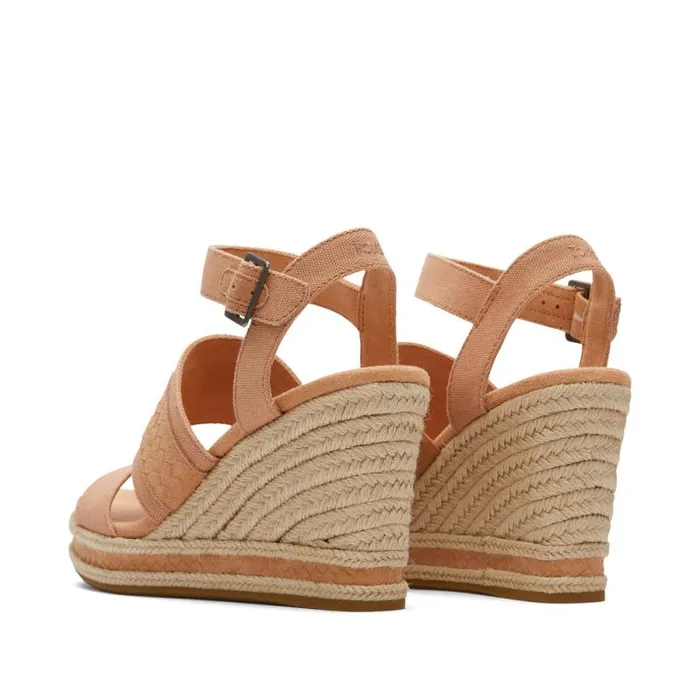 Toms Espadrilles Madelyn Braided Wedge Sandal Sandy Beige 8211 Women