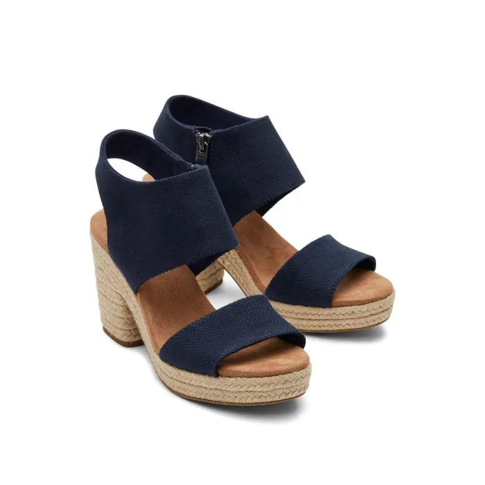 Toms Espadrilles Majorca Rope Platform Sandal Basket Weave Navy 8211 Women Toms Espadrilles Majorca Rope Platform Sandal Basket Weave Navy 8211 Women