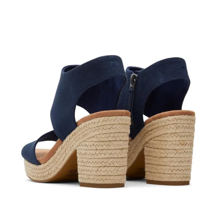 Toms Espadrilles Majorca Rope Platform Sandal Basket Weave Navy 8211 Women Toms Espadrilles Majorca Rope Platform Sandal Basket Weave Navy 8211 Women