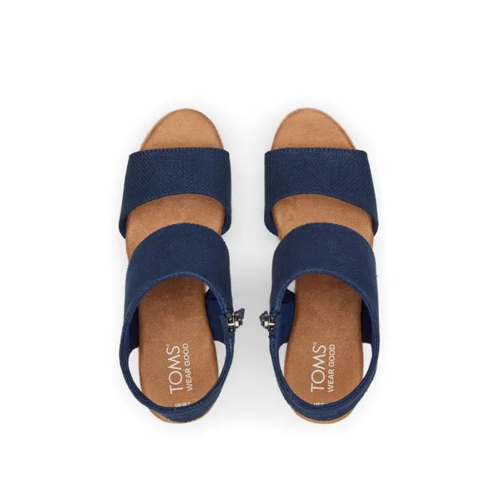 Toms Espadrilles Majorca Rope Platform Sandal Basket Weave Navy 8211 Women Toms Espadrilles Majorca Rope Platform Sandal Basket Weave Navy 8211 Women