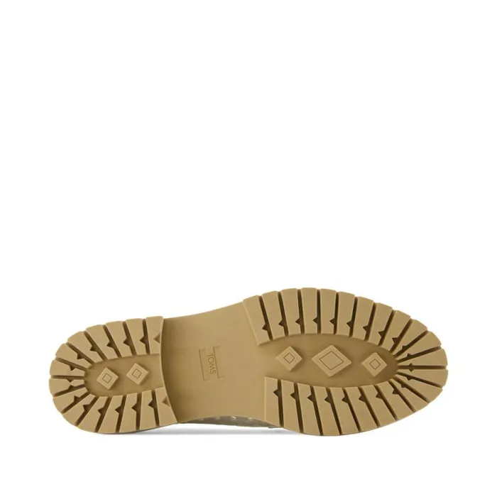 Toms Flats and Loafers Cara Loafer Light Sand Leather Embossed Perforated 8211 Women Toms Flats and Loafers Cara Loafer Light Sand Leather Embossed Perforated 8211 Women