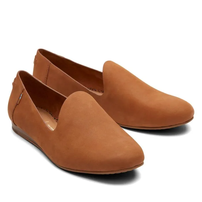 Toms Flats and Loafers Darcy Flat Tan Leather 8211 Women