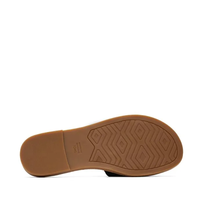 Toms Mules and Slides Shea Slide Sandal Black Leather 8211 Women Toms Mules and Slides Shea Slide Sandal Black Leather 8211 Women