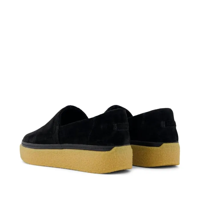 Toms Slip Ons Adelaide Espadrille Black Suede 8211 Women