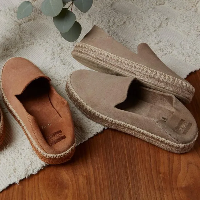 Toms Slip Ons Carolina Espadrille Dune 8211 Women