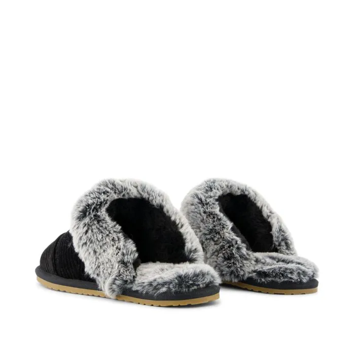 Toms Slippers Valerie Slipper Black Rib Knit 8211 Women