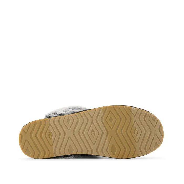 Toms Slippers Valerie Slipper Black Rib Knit 8211 Women
