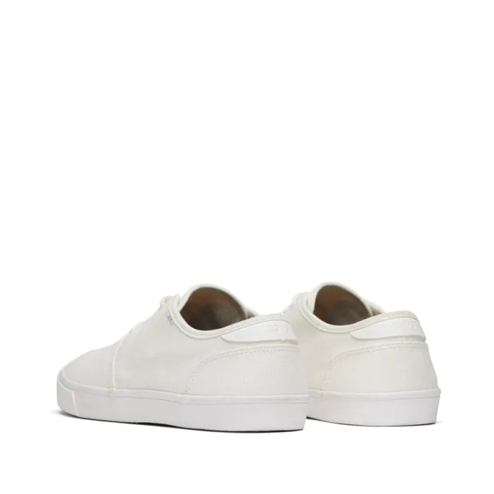 Toms Sneakers Carlo LaceUp Sneaker White Canvas 8211 Men