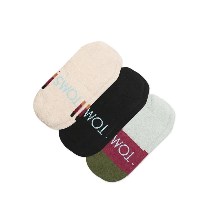 Toms Socks Classic No Show Socks 3 Pack Multi Boho Cozy 8211 Gear