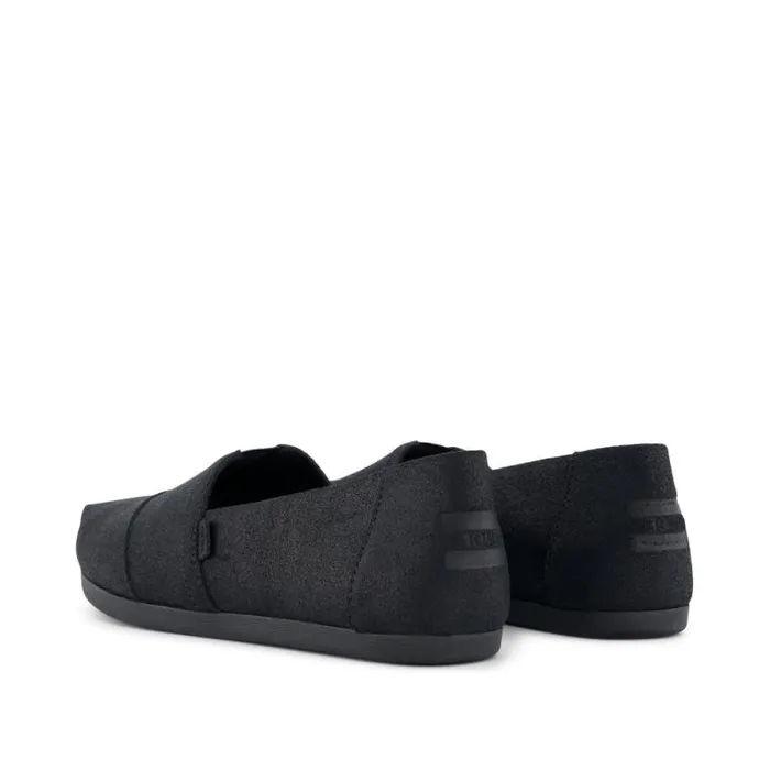 Toms TOMS Classics Alpargata Cloudbound Black Metallic Suede 8211 Women