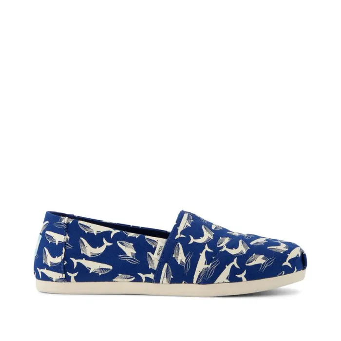 Toms TOMS Classics Alpargata Cloudbound Blue Glow In The Dark Whales 8211 Women