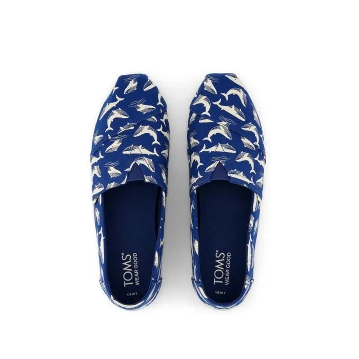 Toms TOMS Classics Alpargata Cloudbound Blue Glow In The Dark Whales 8211 Women Toms TOMS Classics Alpargata Cloudbound Blue Glow In The Dark Whales 8211 Women