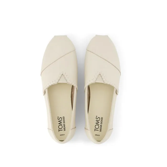 Toms TOMS Classics Alpargata Cloudbound Leather Fog 8211 Women Toms TOMS Classics Alpargata Cloudbound Leather Fog 8211 Women