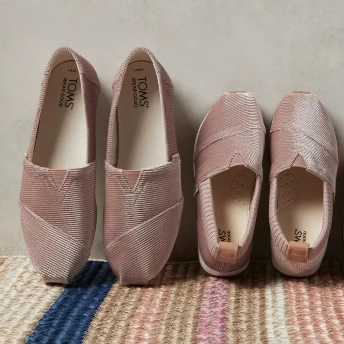 Toms TOMS Classics Alpargata Cloudbound Pink Corduroy 8211 Women