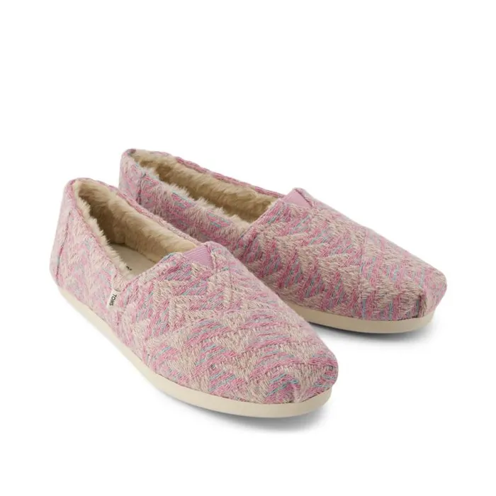 Toms TOMS Classics Alpargata Cloudbound Pink Cozy Global Woven 8211 Women