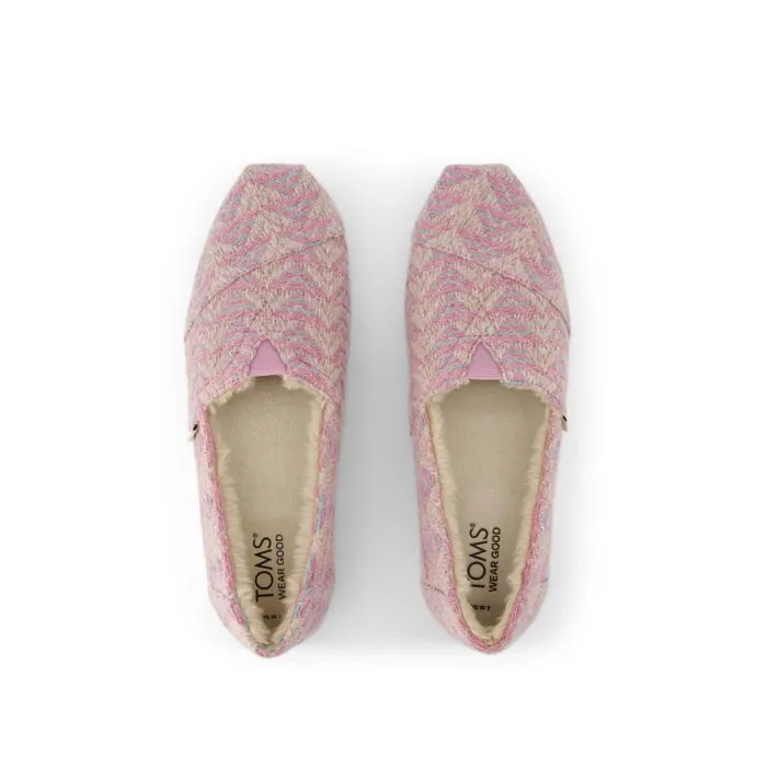 Toms TOMS Classics Alpargata Cloudbound Pink Cozy Global Woven 8211 Women