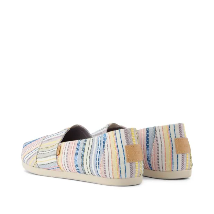Toms TOMS Classics Alpargata Cloudbound Stripes Grey 8211 Women Toms TOMS Classics Alpargata Cloudbound Stripes Grey 8211 Women